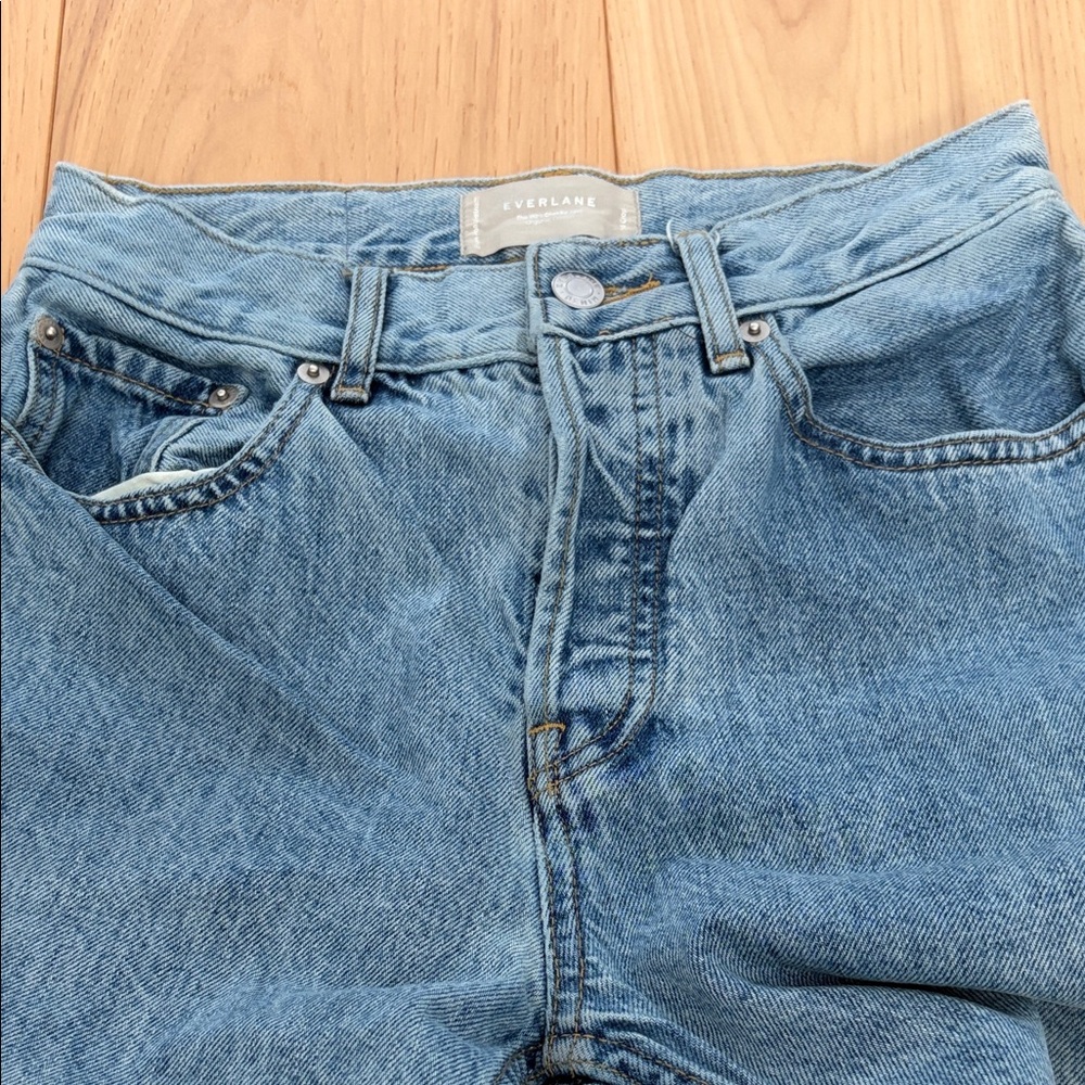 Everlane Blue Cheeky Jean - Picture 5 of 7